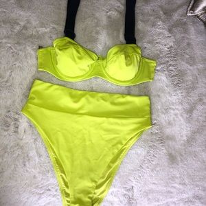 Neon Bikini Worn once!! 👙